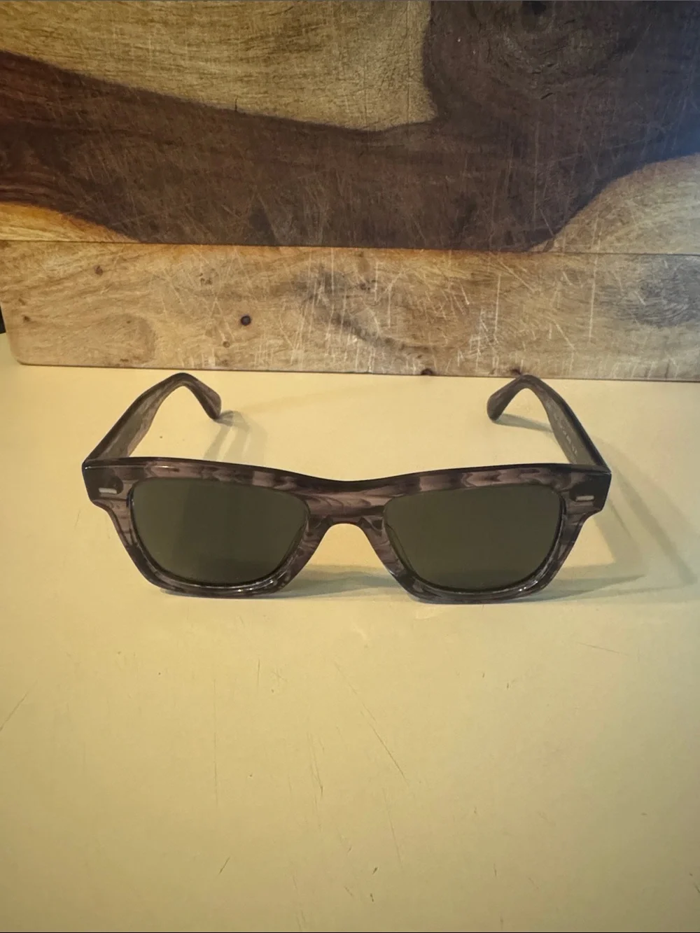 Oliver Peoples Oliver Sun Smoke Acetate Sunglasses Size 49 Perfect condition.